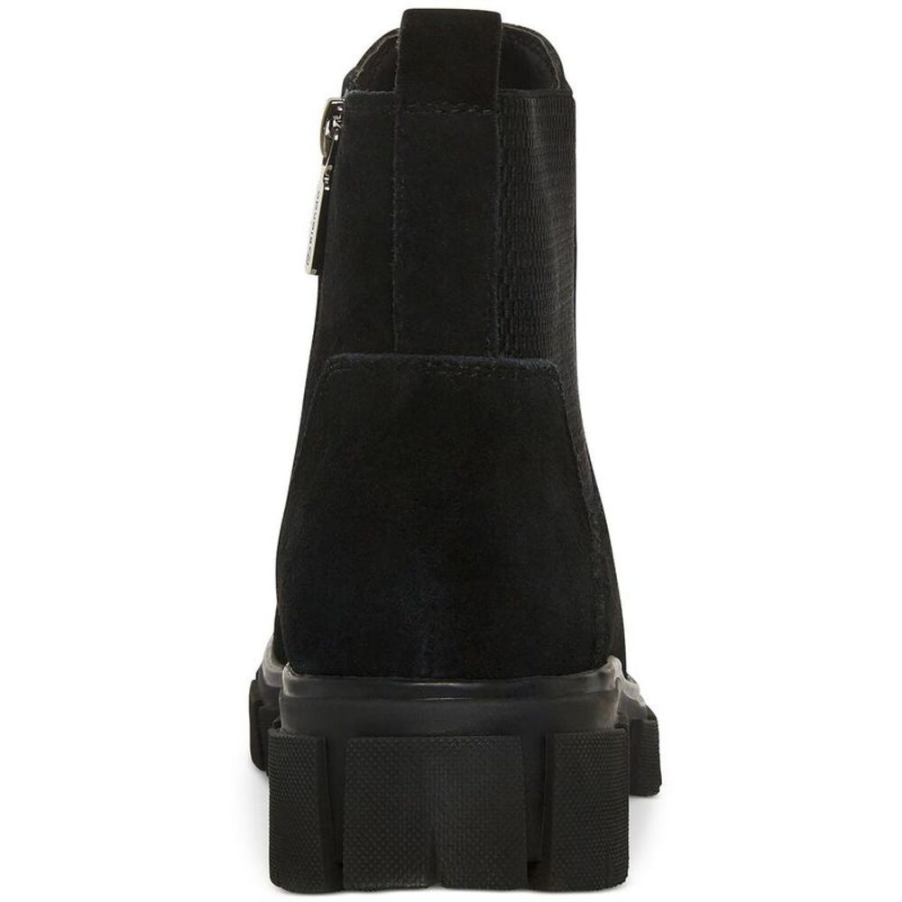 Aqua College Womens Priya Black Suede Waterproof Chelsea Boots Shoes NWT - Picture 3 of 3